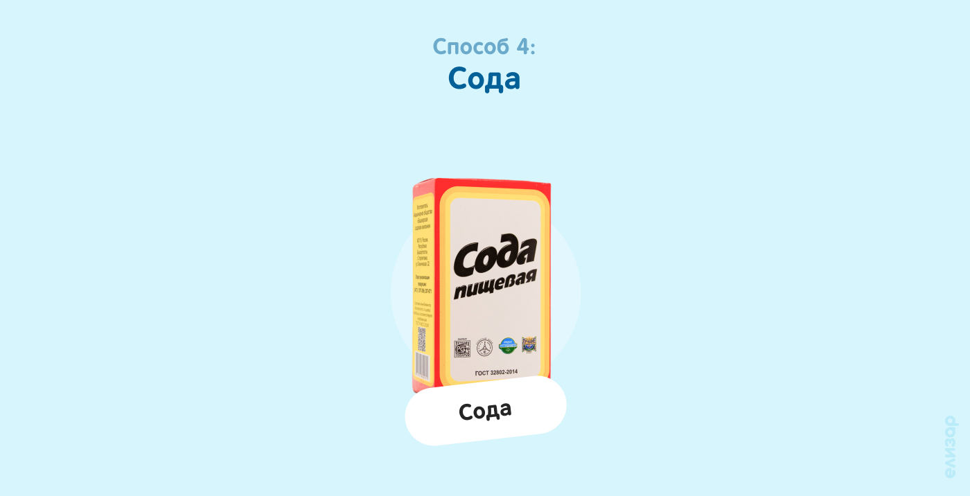 Способ 4. Сода